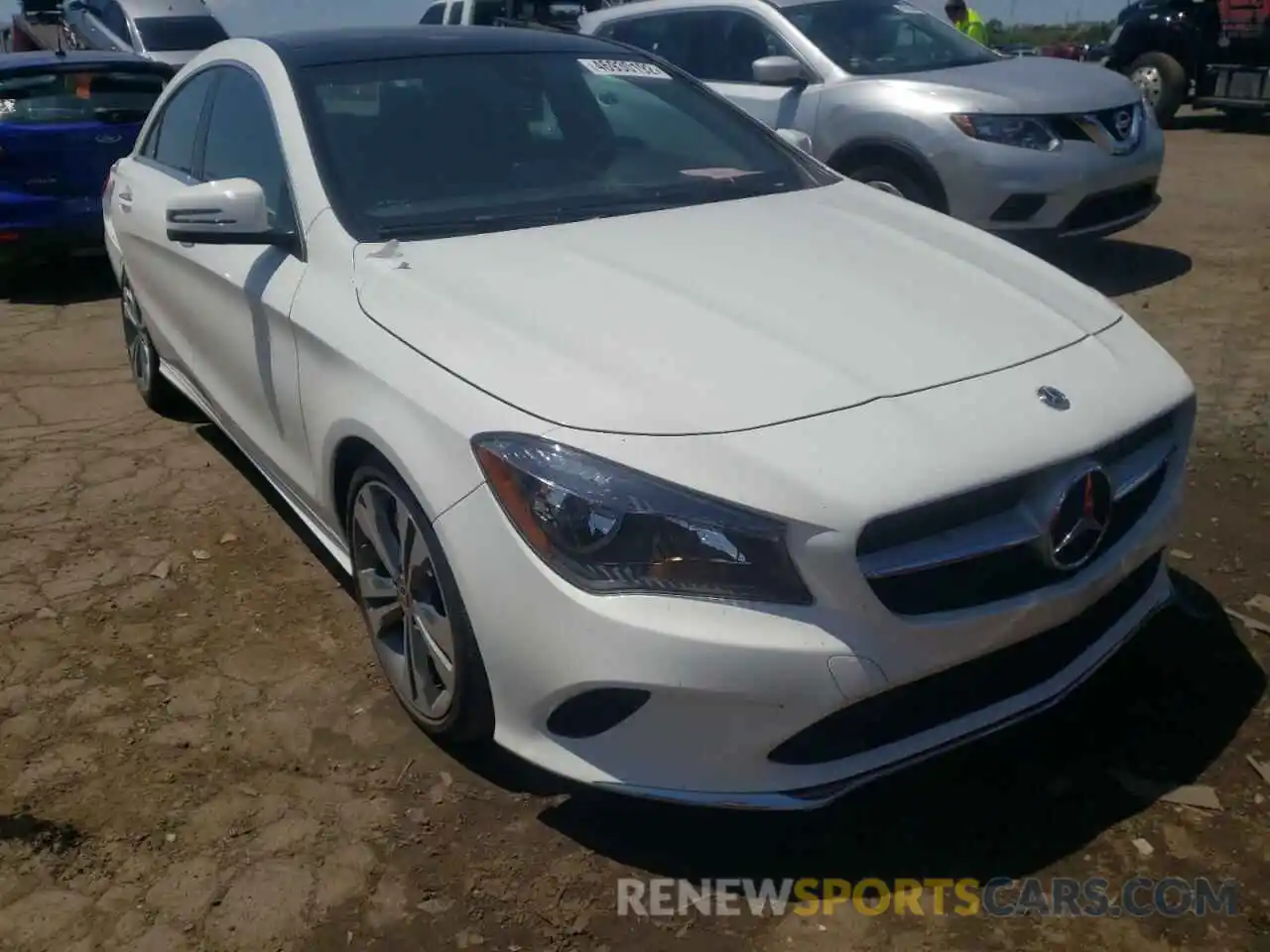 1 Photograph of a damaged car WDDSJ4GBXKN716128 MERCEDES-BENZ CLA-CLASS 2019