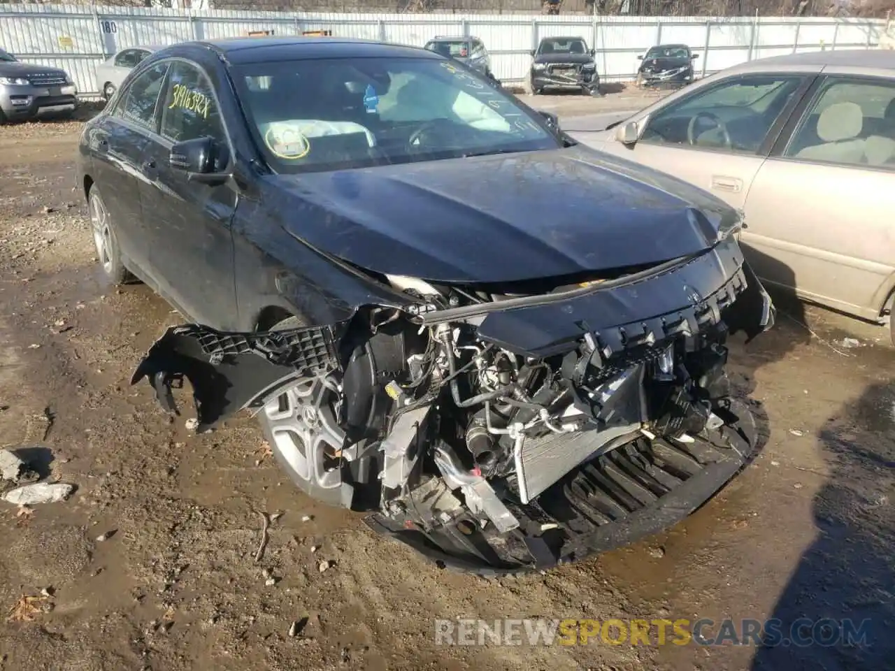 1 Photograph of a damaged car WDDSJ4GBXKN716419 MERCEDES-BENZ CLA-CLASS 2019