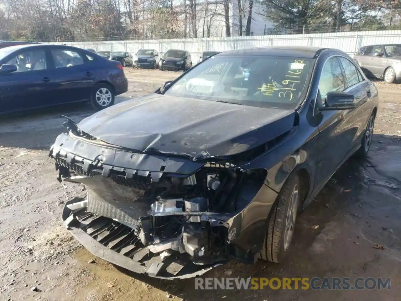 2 Photograph of a damaged car WDDSJ4GBXKN716419 MERCEDES-BENZ CLA-CLASS 2019