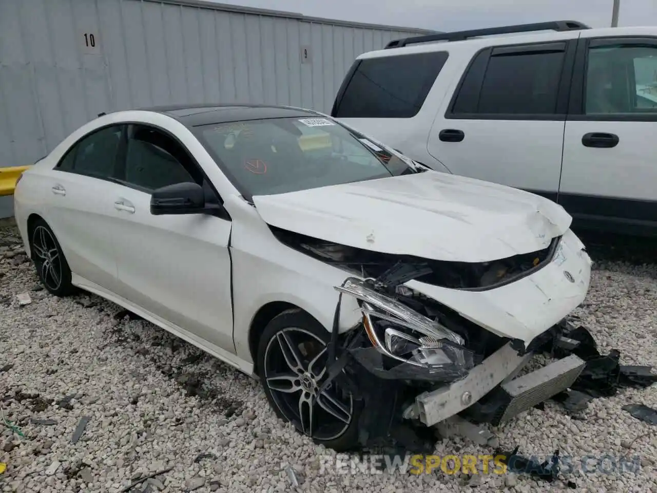 1 Photograph of a damaged car WDDSJ4GBXKN719725 MERCEDES-BENZ CLA-CLASS 2019