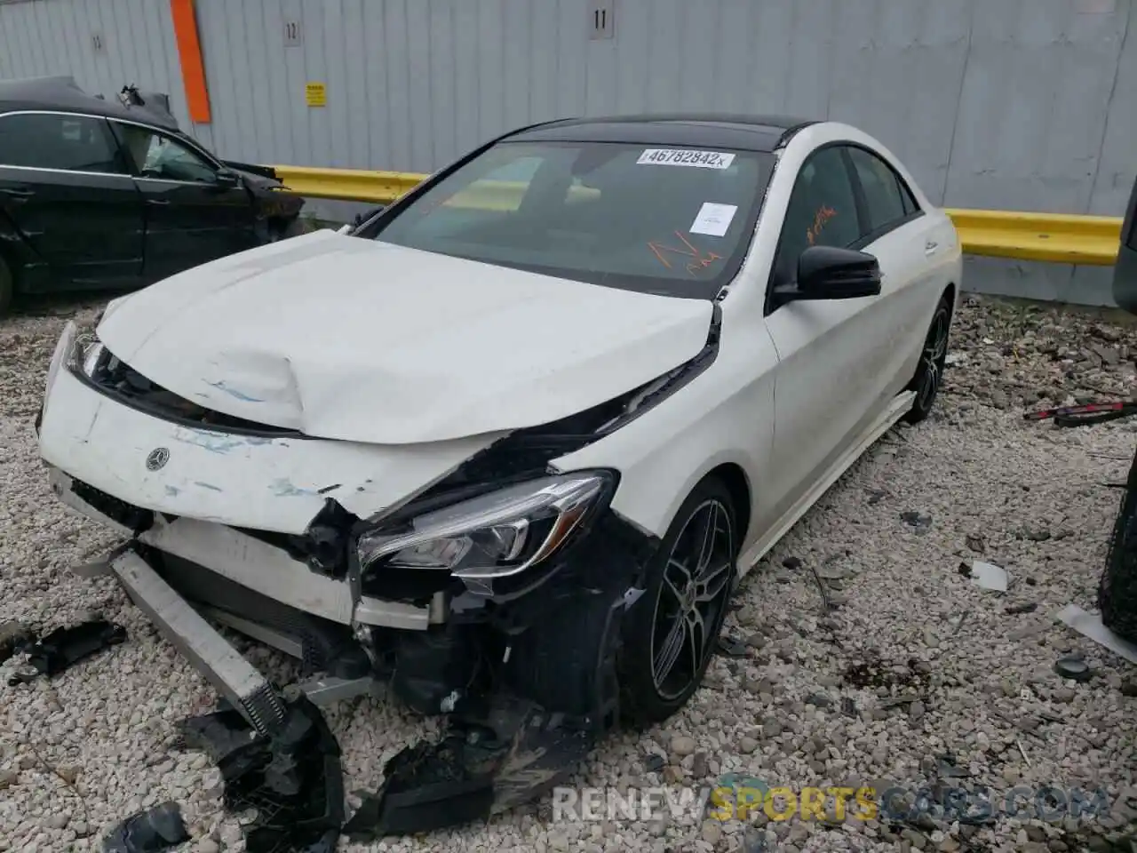 2 Photograph of a damaged car WDDSJ4GBXKN719725 MERCEDES-BENZ CLA-CLASS 2019