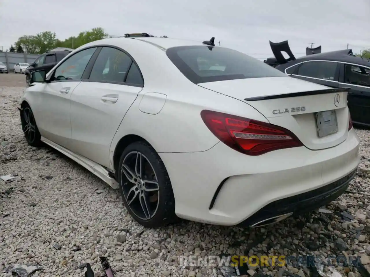 3 Photograph of a damaged car WDDSJ4GBXKN719725 MERCEDES-BENZ CLA-CLASS 2019