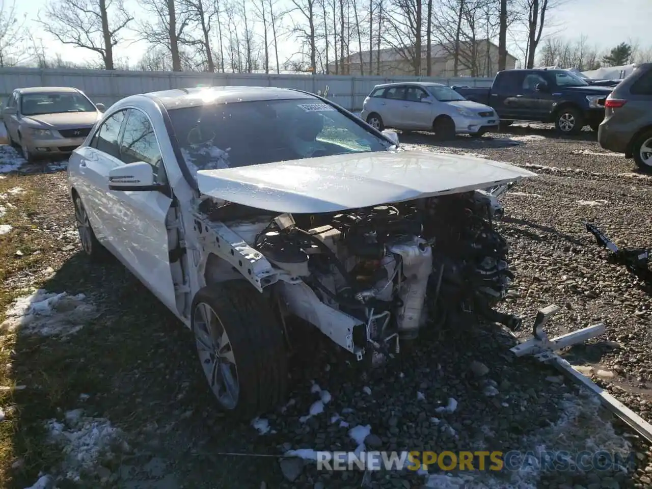 1 Photograph of a damaged car WDDSJ4GBXKN723029 MERCEDES-BENZ CLA-CLASS 2019