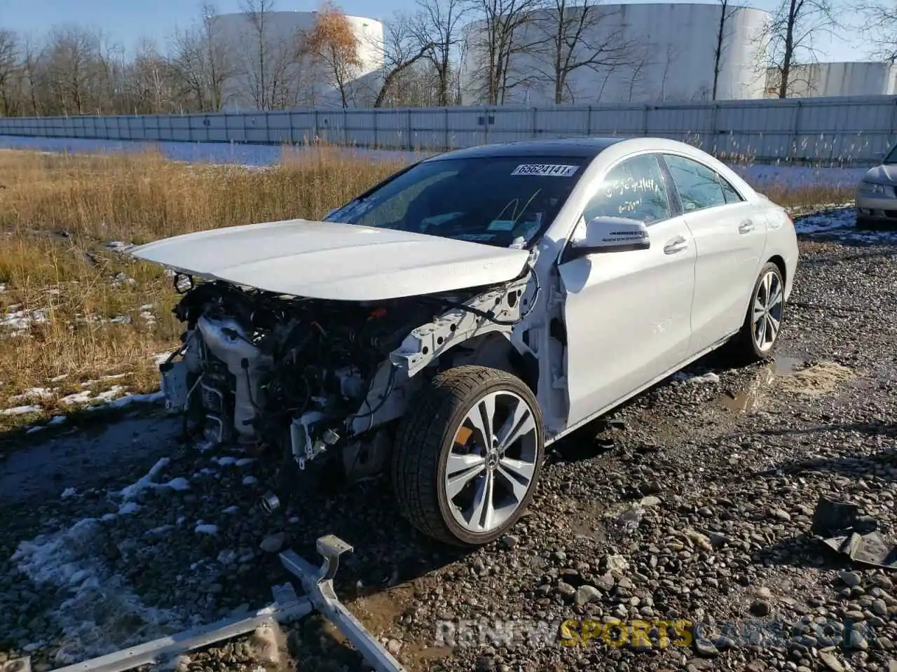 2 Photograph of a damaged car WDDSJ4GBXKN723029 MERCEDES-BENZ CLA-CLASS 2019