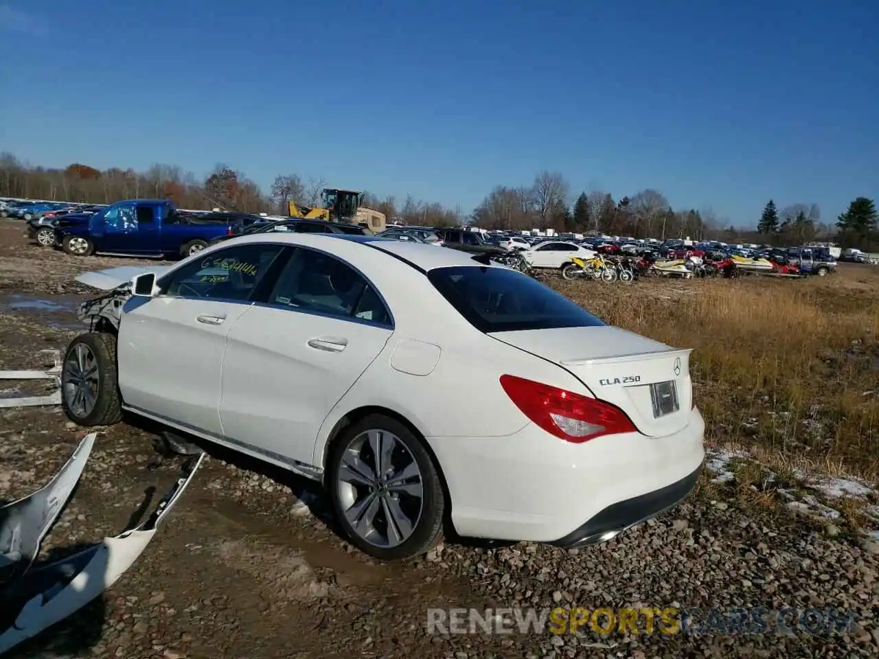 3 Photograph of a damaged car WDDSJ4GBXKN723029 MERCEDES-BENZ CLA-CLASS 2019