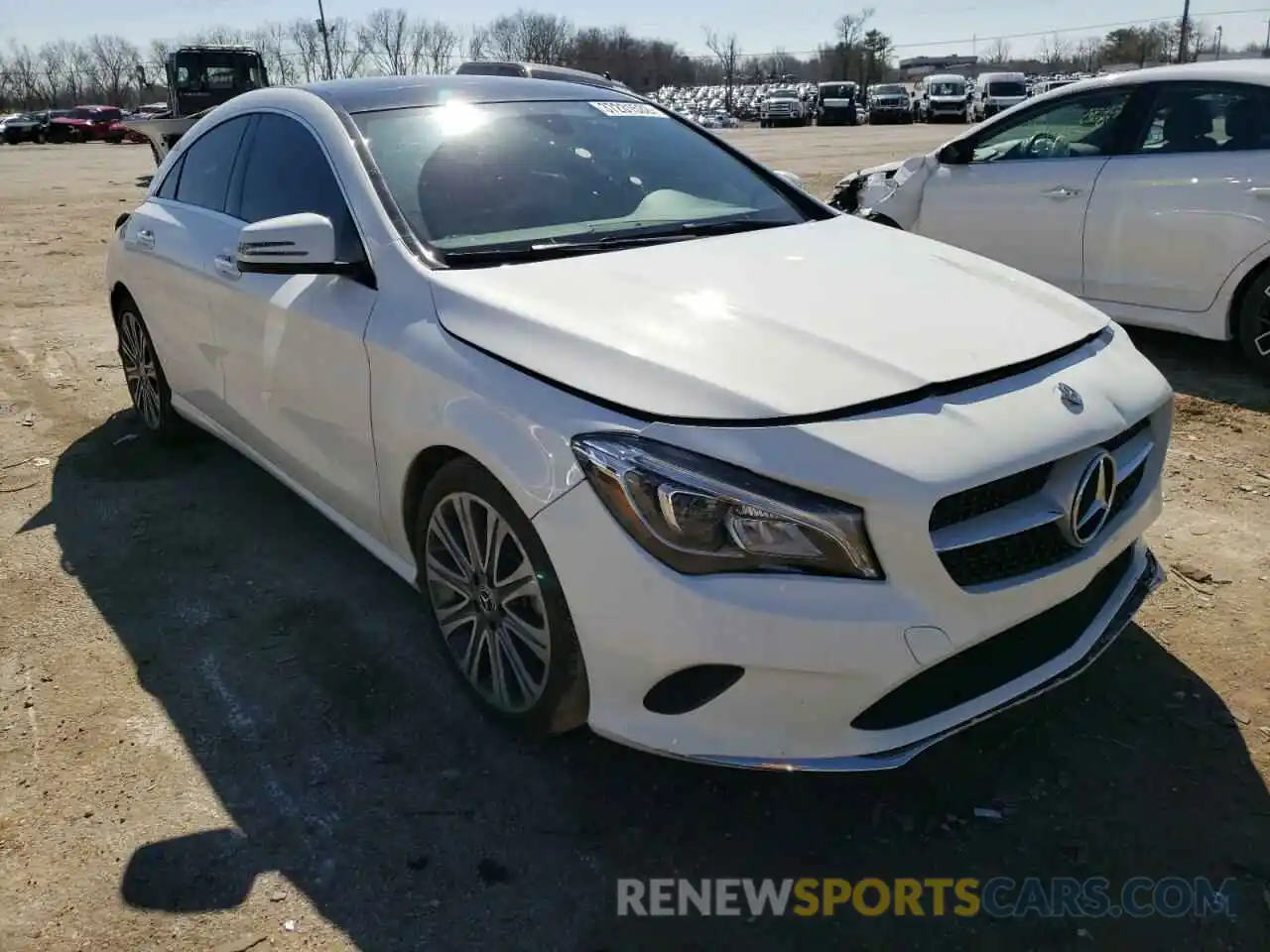 1 Photograph of a damaged car WDDSJ4GBXKN723189 MERCEDES-BENZ CLA-CLASS 2019