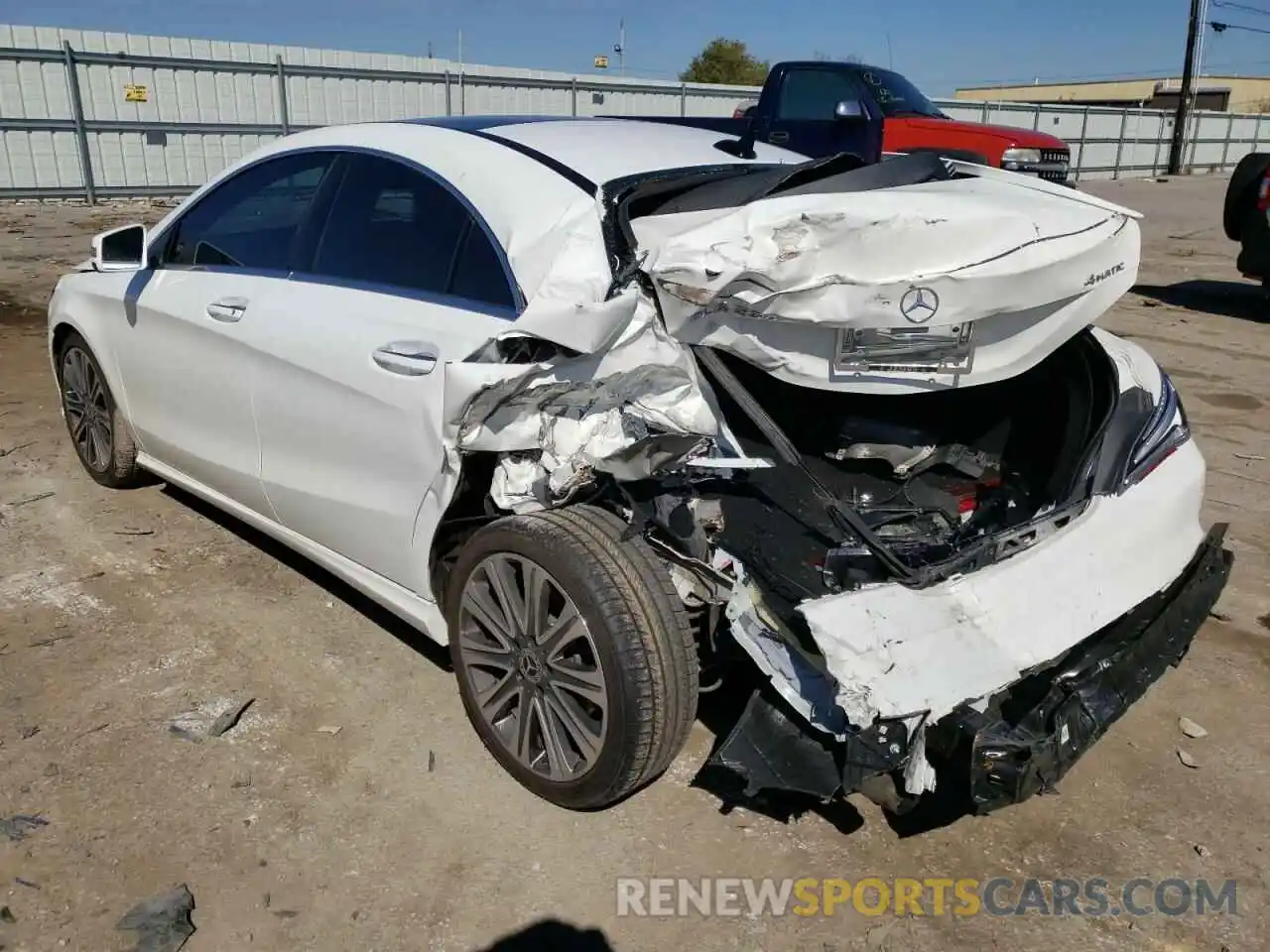 3 Photograph of a damaged car WDDSJ4GBXKN723189 MERCEDES-BENZ CLA-CLASS 2019