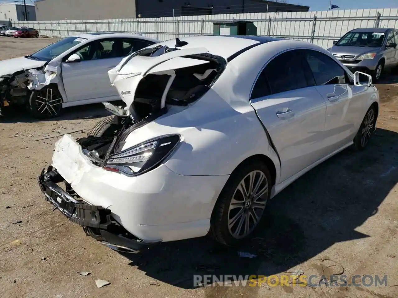 4 Photograph of a damaged car WDDSJ4GBXKN723189 MERCEDES-BENZ CLA-CLASS 2019