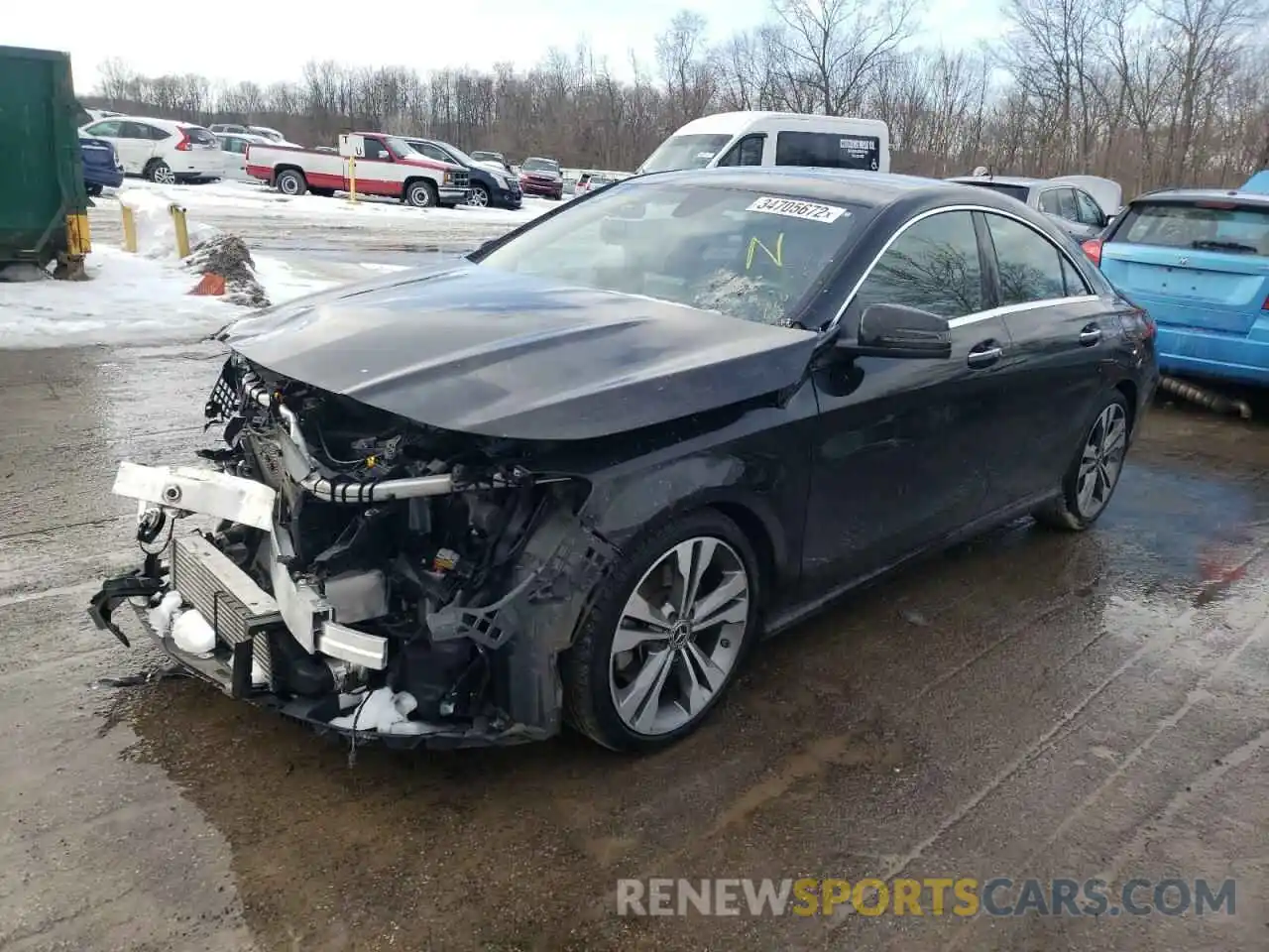 2 Photograph of a damaged car WDDSJ4GBXKN725038 MERCEDES-BENZ CLA-CLASS 2019