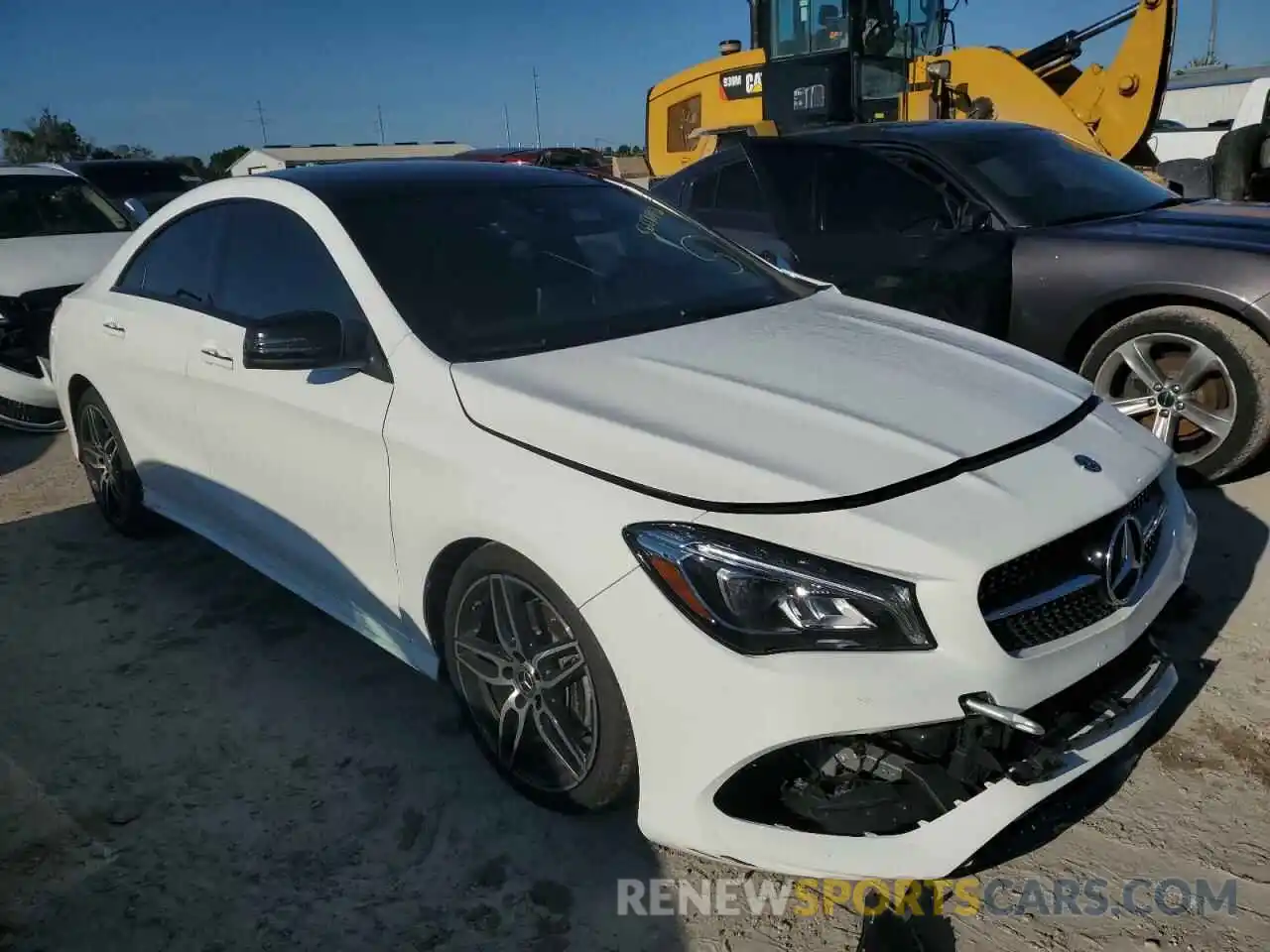 1 Photograph of a damaged car WDDSJ4GBXKN725895 MERCEDES-BENZ CLA-CLASS 2019