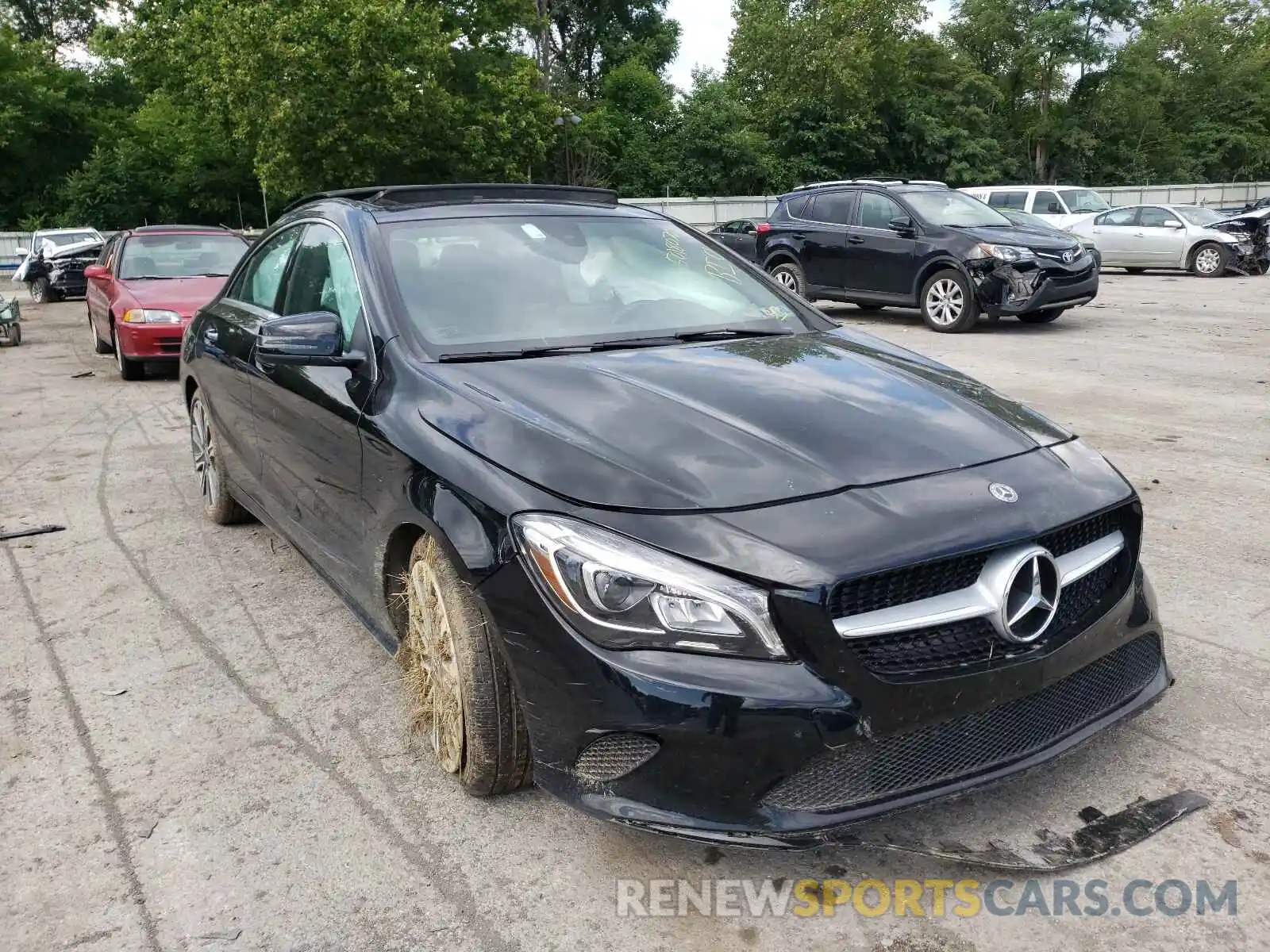 1 Photograph of a damaged car WDDSJ4GBXKN749596 MERCEDES-BENZ CLA-CLASS 2019