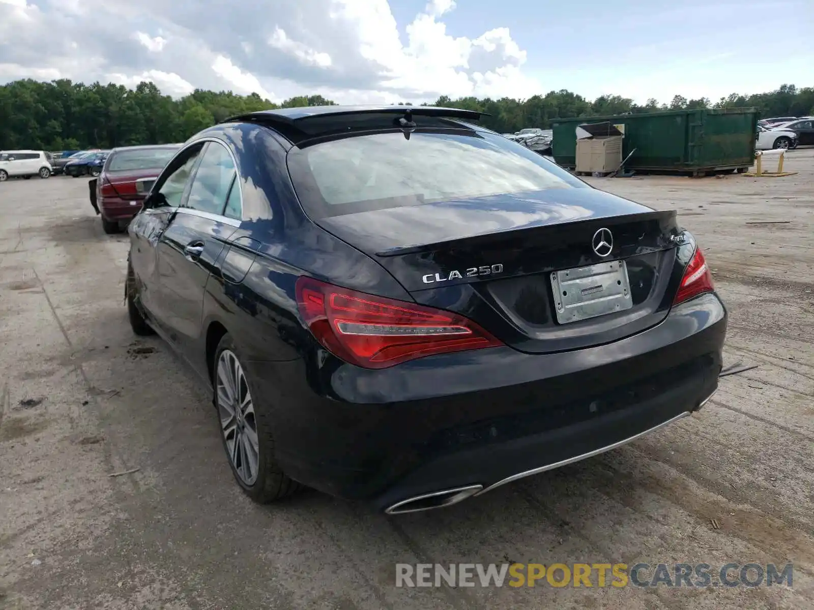 3 Photograph of a damaged car WDDSJ4GBXKN749596 MERCEDES-BENZ CLA-CLASS 2019