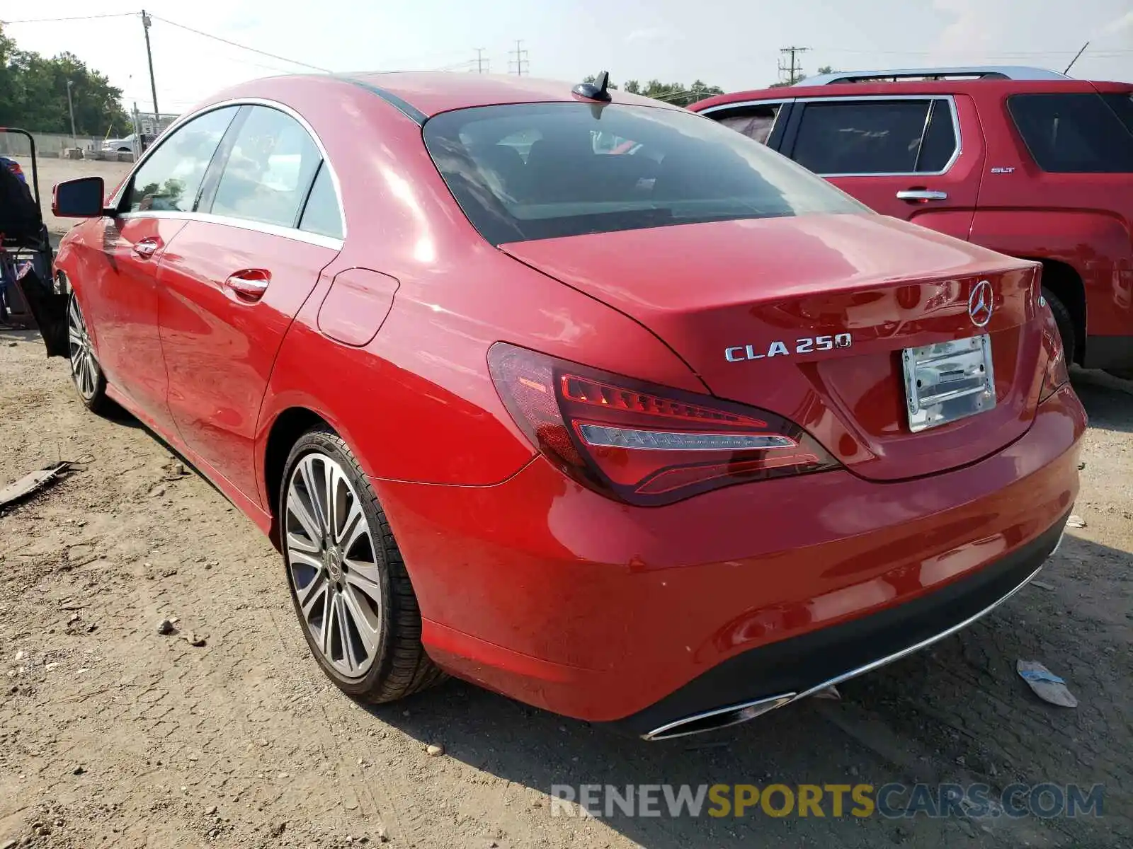 3 Photograph of a damaged car WDDSJ4GBXKN767189 MERCEDES-BENZ CLA-CLASS 2019