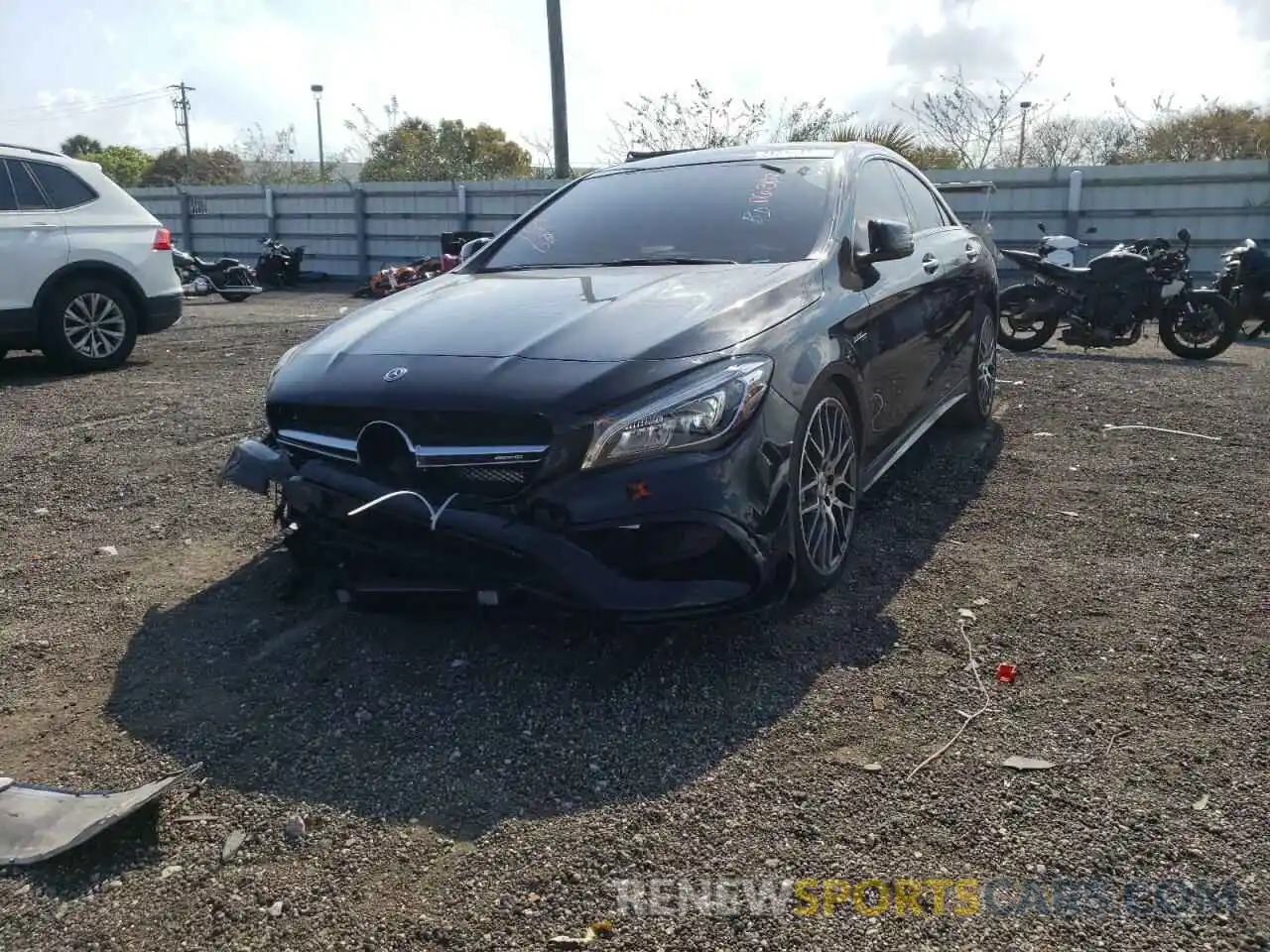 2 Photograph of a damaged car WDDSJ5CB4KN763523 MERCEDES-BENZ CLA-CLASS 2019