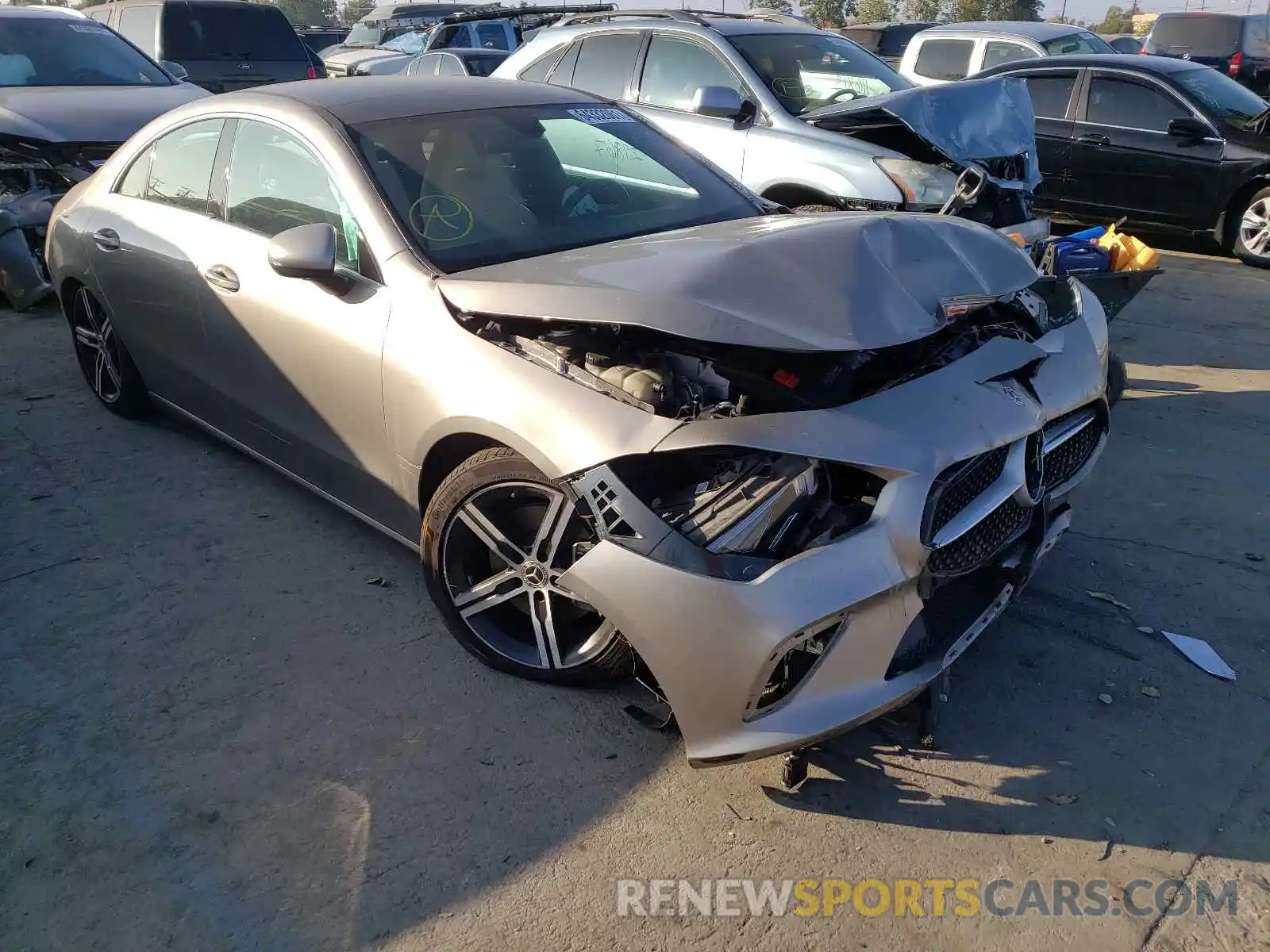 1 Photograph of a damaged car W1K5J4GB0LN084576 MERCEDES-BENZ CLA-CLASS 2020