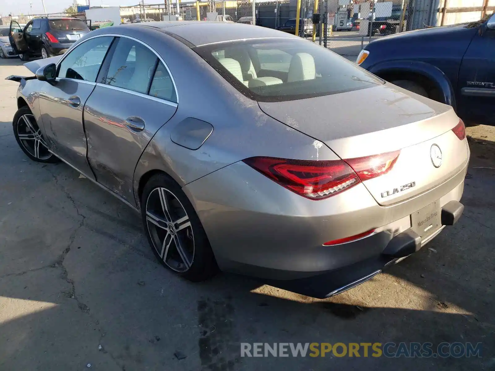 3 Photograph of a damaged car W1K5J4GB0LN084576 MERCEDES-BENZ CLA-CLASS 2020