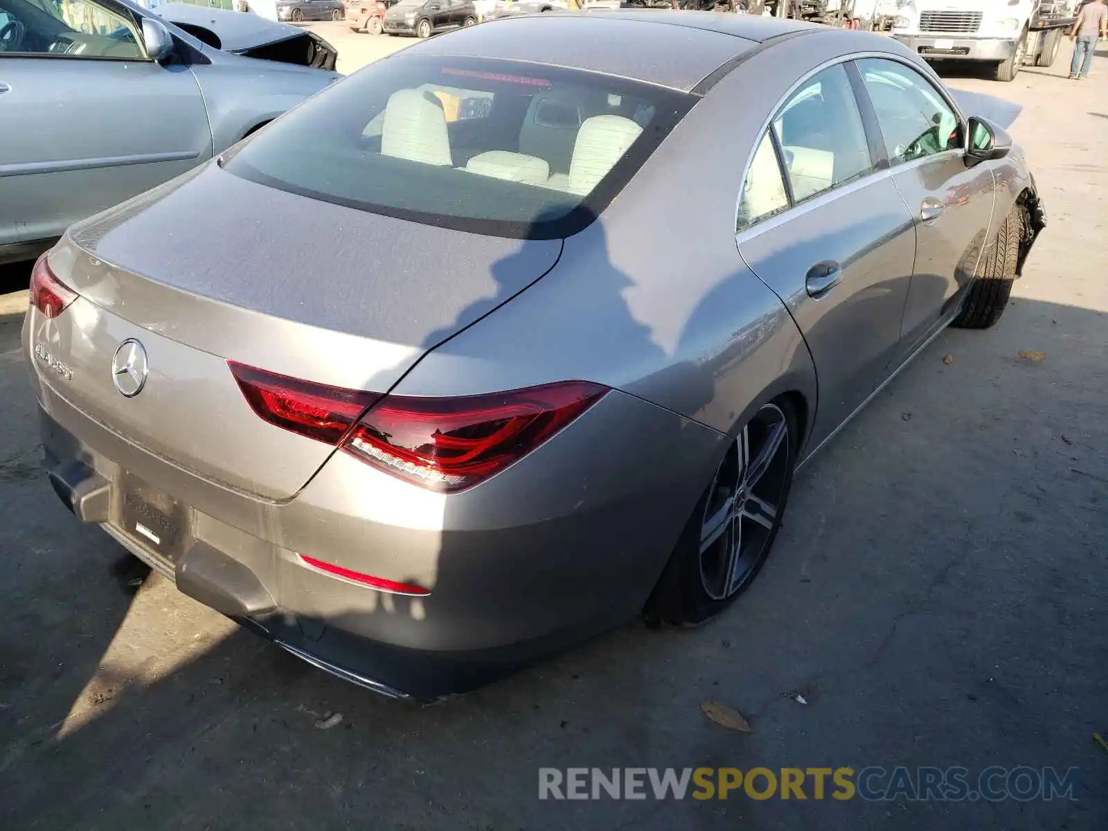 4 Photograph of a damaged car W1K5J4GB0LN084576 MERCEDES-BENZ CLA-CLASS 2020