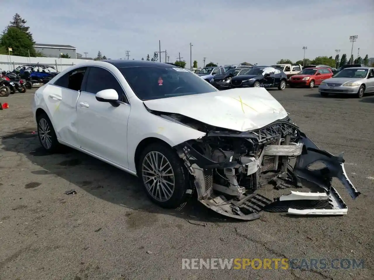 1 Photograph of a damaged car W1K5J4GB0LN087705 MERCEDES-BENZ CLA-CLASS 2020