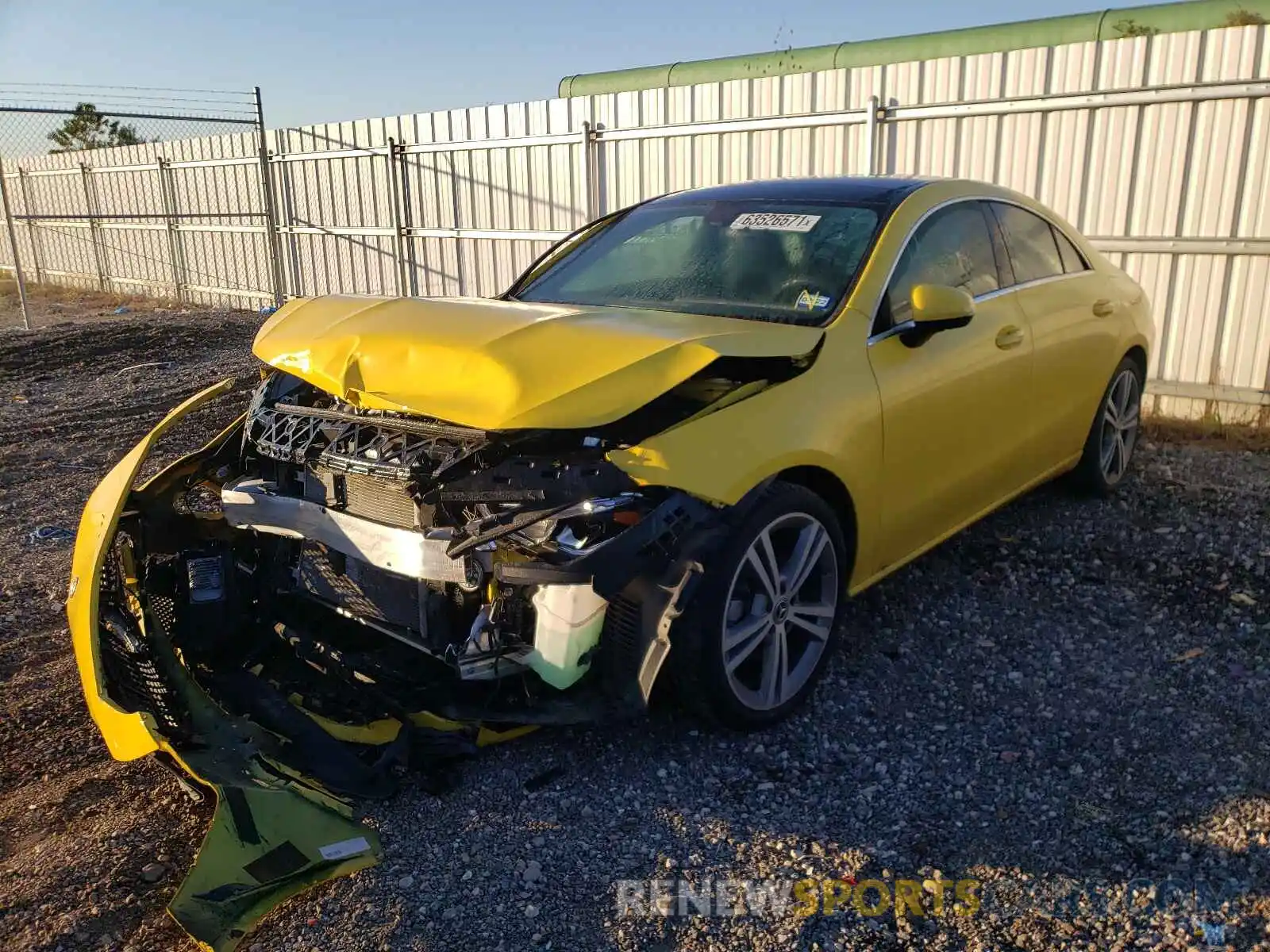 2 Photograph of a damaged car W1K5J4GB0LN088577 MERCEDES-BENZ CLA-CLASS 2020