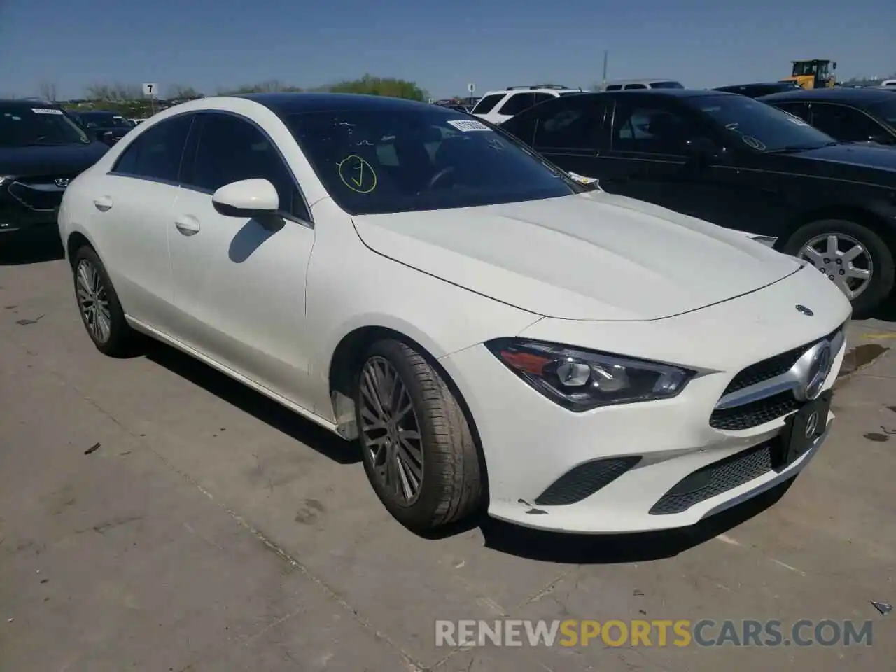 1 Photograph of a damaged car W1K5J4GB0LN101988 MERCEDES-BENZ CLA-CLASS 2020