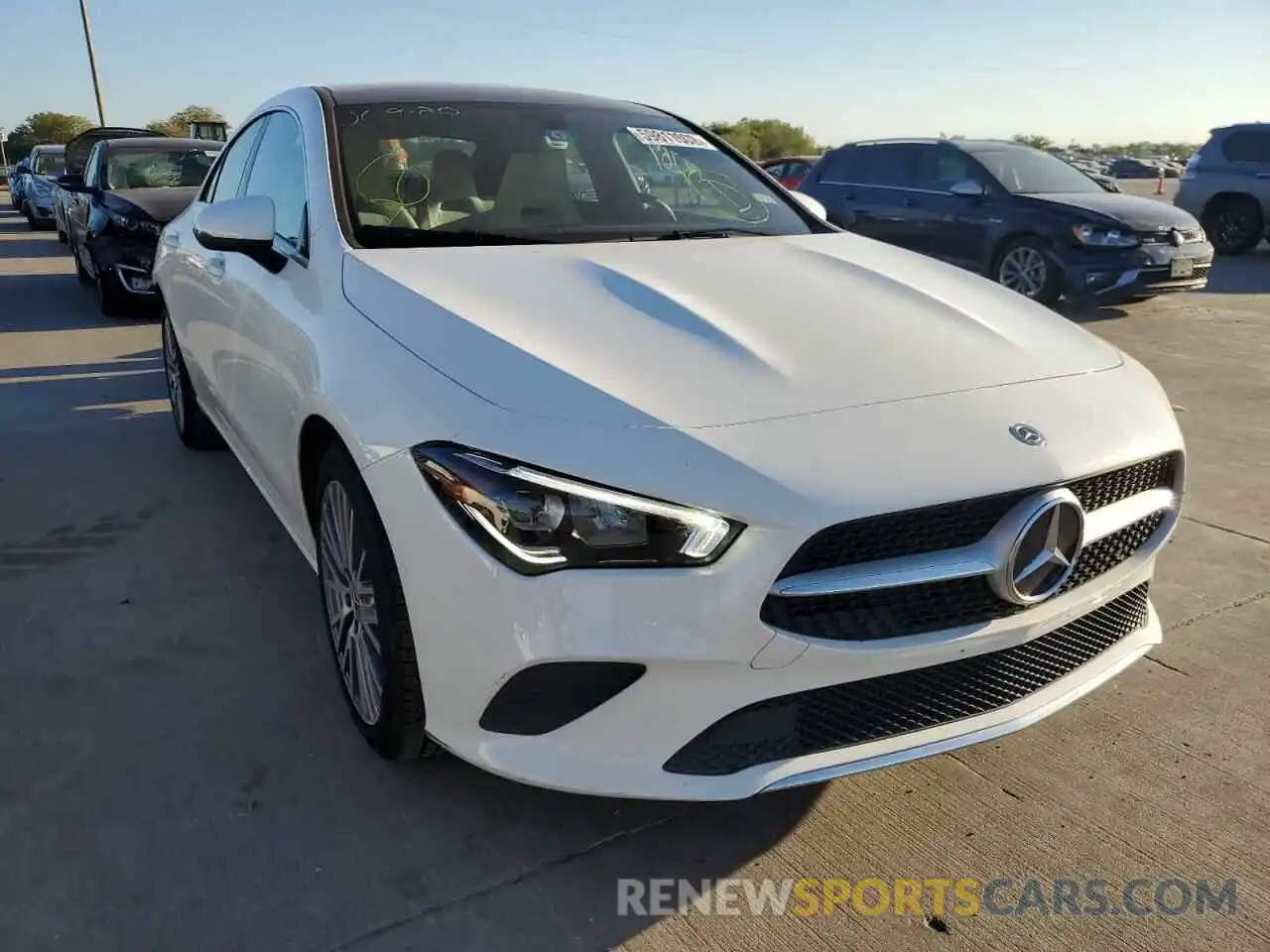 1 Photograph of a damaged car W1K5J4GB2LN083185 MERCEDES-BENZ CLA-CLASS 2020