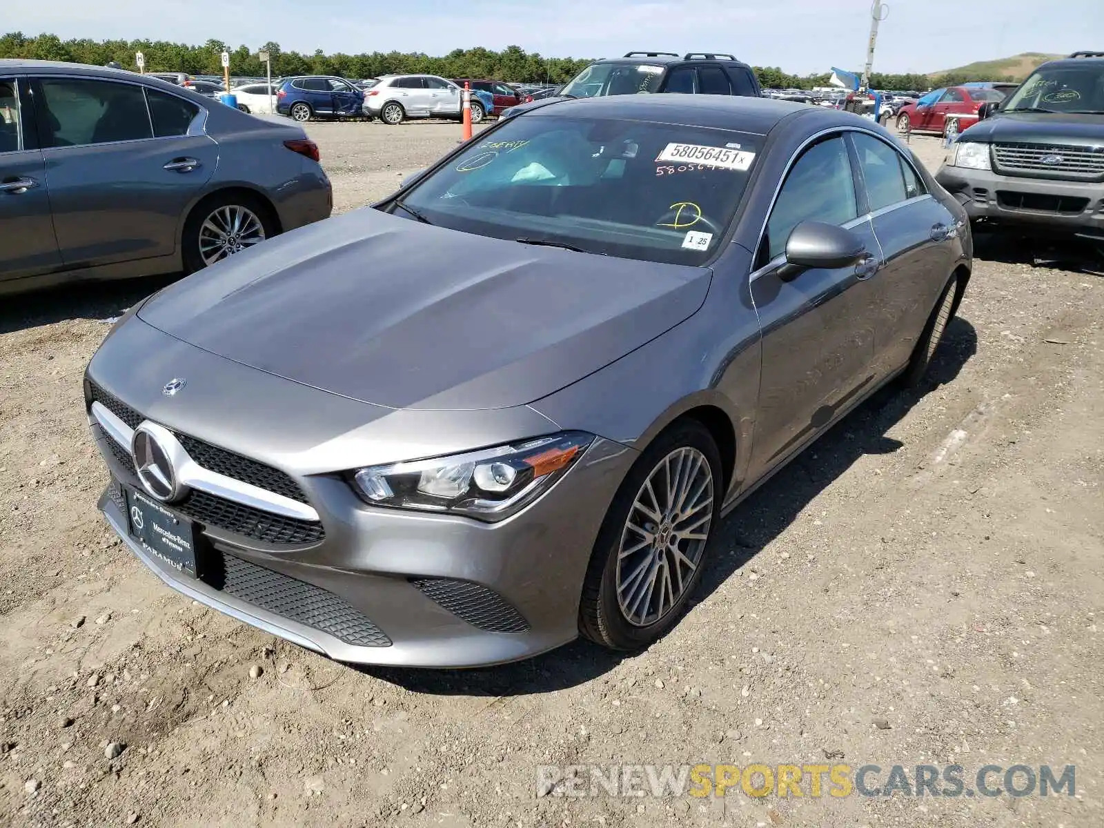 2 Photograph of a damaged car W1K5J4GB3LN088346 MERCEDES-BENZ CLA-CLASS 2020