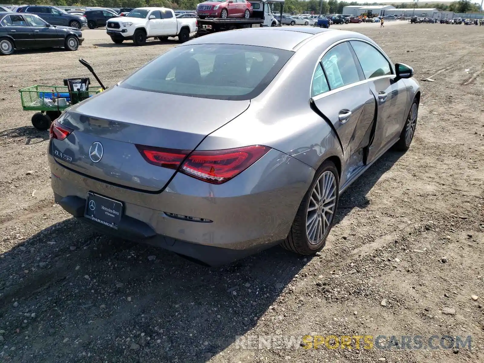 4 Photograph of a damaged car W1K5J4GB3LN088346 MERCEDES-BENZ CLA-CLASS 2020