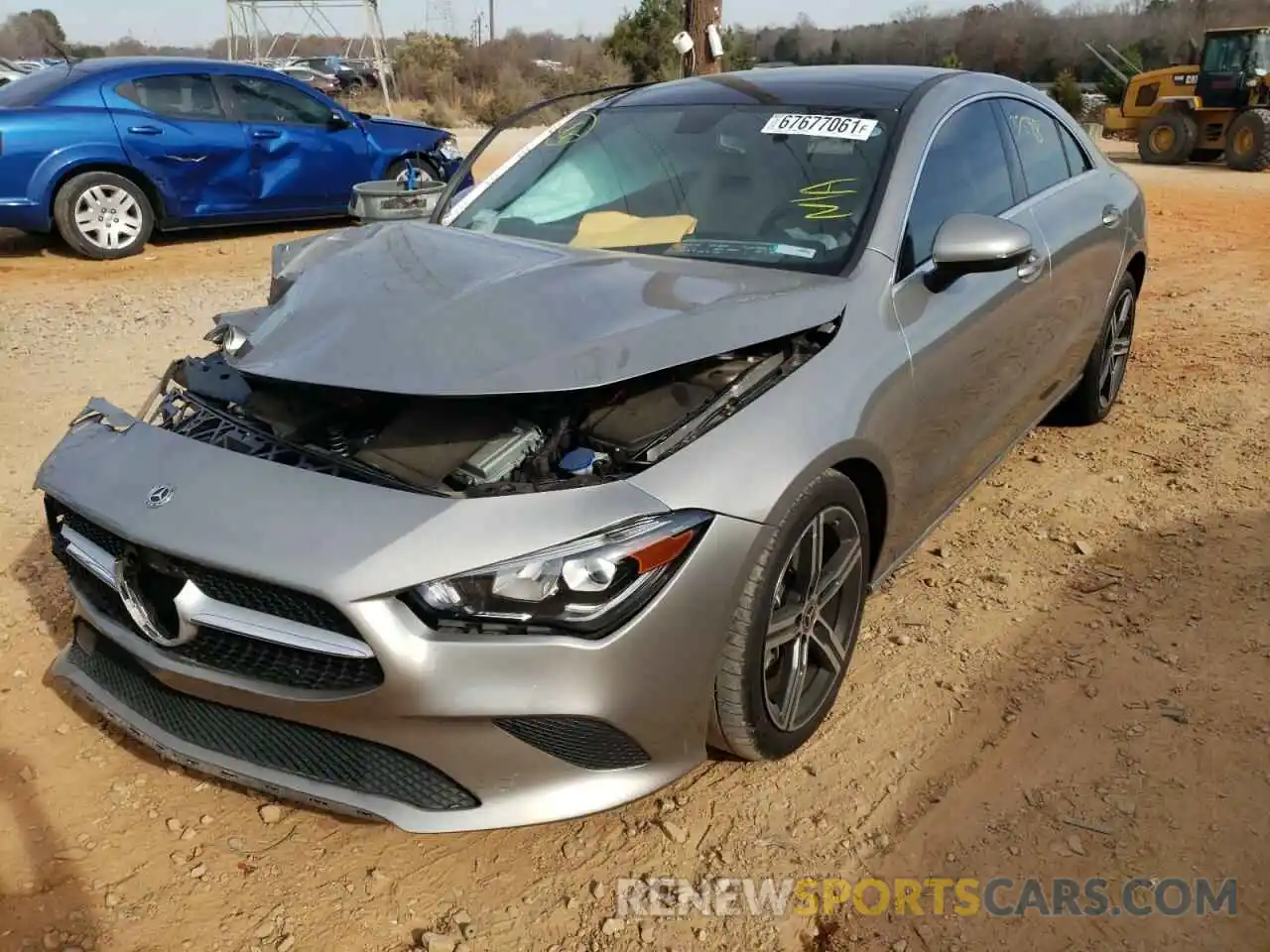 2 Photograph of a damaged car W1K5J4GB4LN100715 MERCEDES-BENZ CLA-CLASS 2020