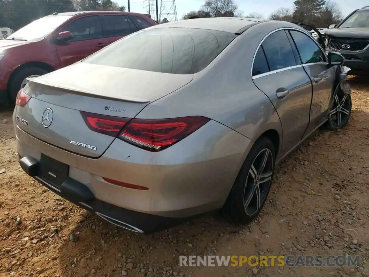 4 Photograph of a damaged car W1K5J4GB4LN100715 MERCEDES-BENZ CLA-CLASS 2020