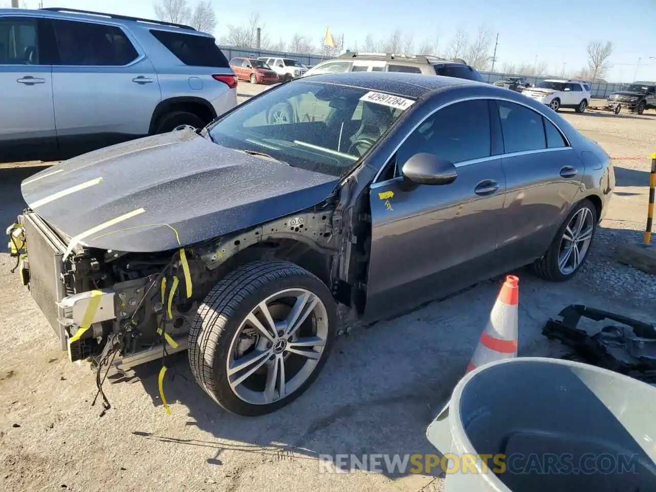 1 Photograph of a damaged car W1K5J4GB6LN102112 MERCEDES-BENZ CLA-CLASS 2020