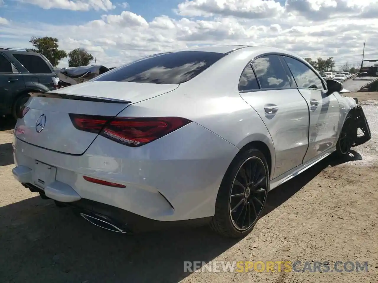 4 Photograph of a damaged car W1K5J4GB6LN121890 MERCEDES-BENZ CLA-CLASS 2020