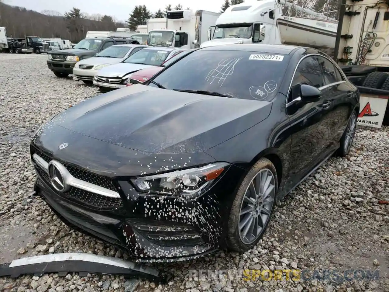 2 Photograph of a damaged car W1K5J4GB6LN125017 MERCEDES-BENZ CLA-CLASS 2020