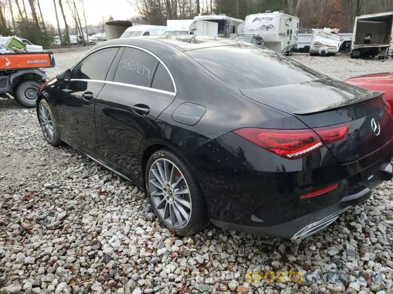 3 Photograph of a damaged car W1K5J4GB6LN125017 MERCEDES-BENZ CLA-CLASS 2020