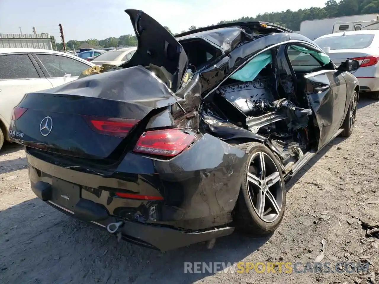 4 Photograph of a damaged car W1K5J4GB7LN083585 MERCEDES-BENZ CLA-CLASS 2020