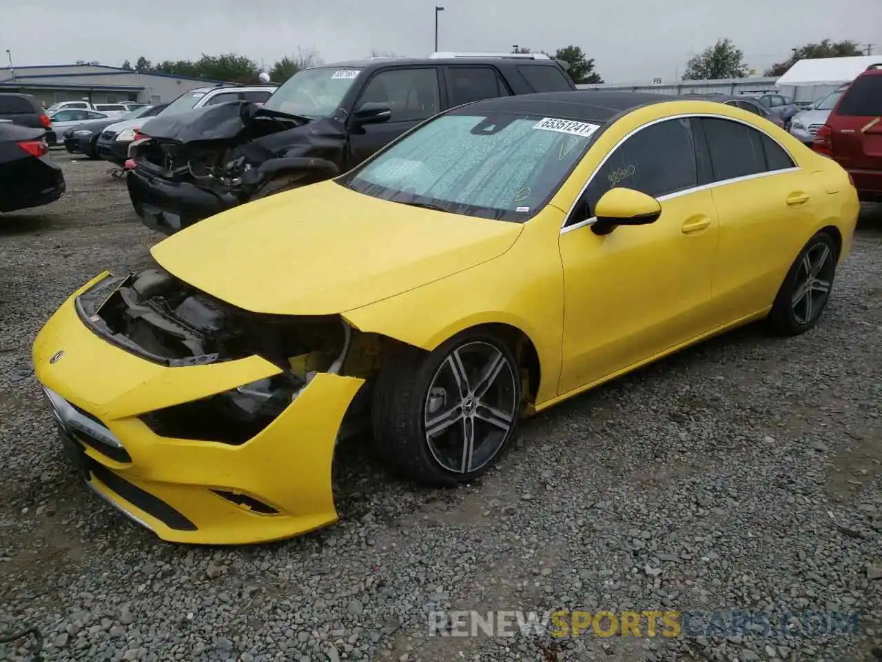 2 Photograph of a damaged car W1K5J4GB7LN089645 MERCEDES-BENZ CLA-CLASS 2020