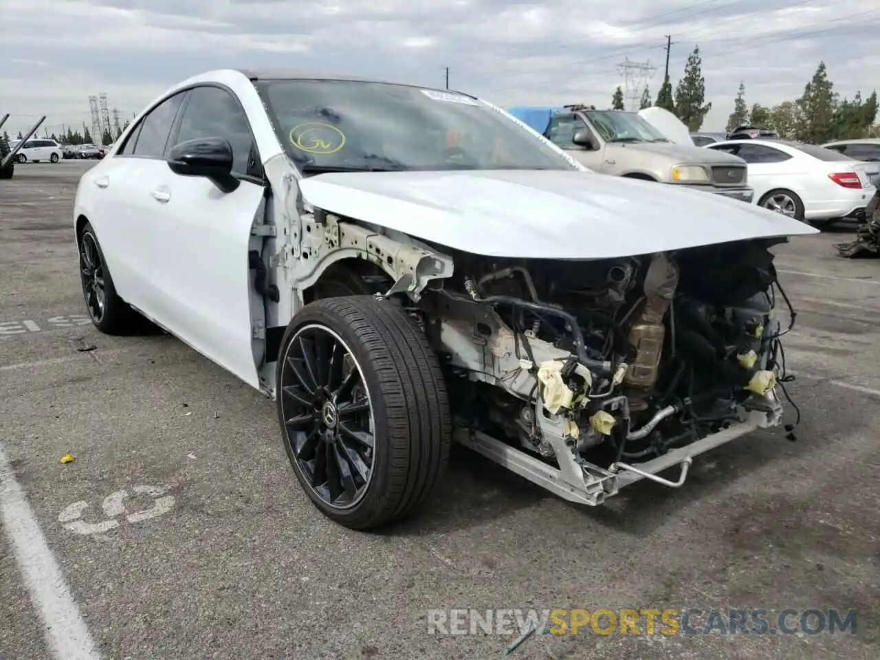 1 Photograph of a damaged car W1K5J4GB7LN090875 MERCEDES-BENZ CLA-CLASS 2020