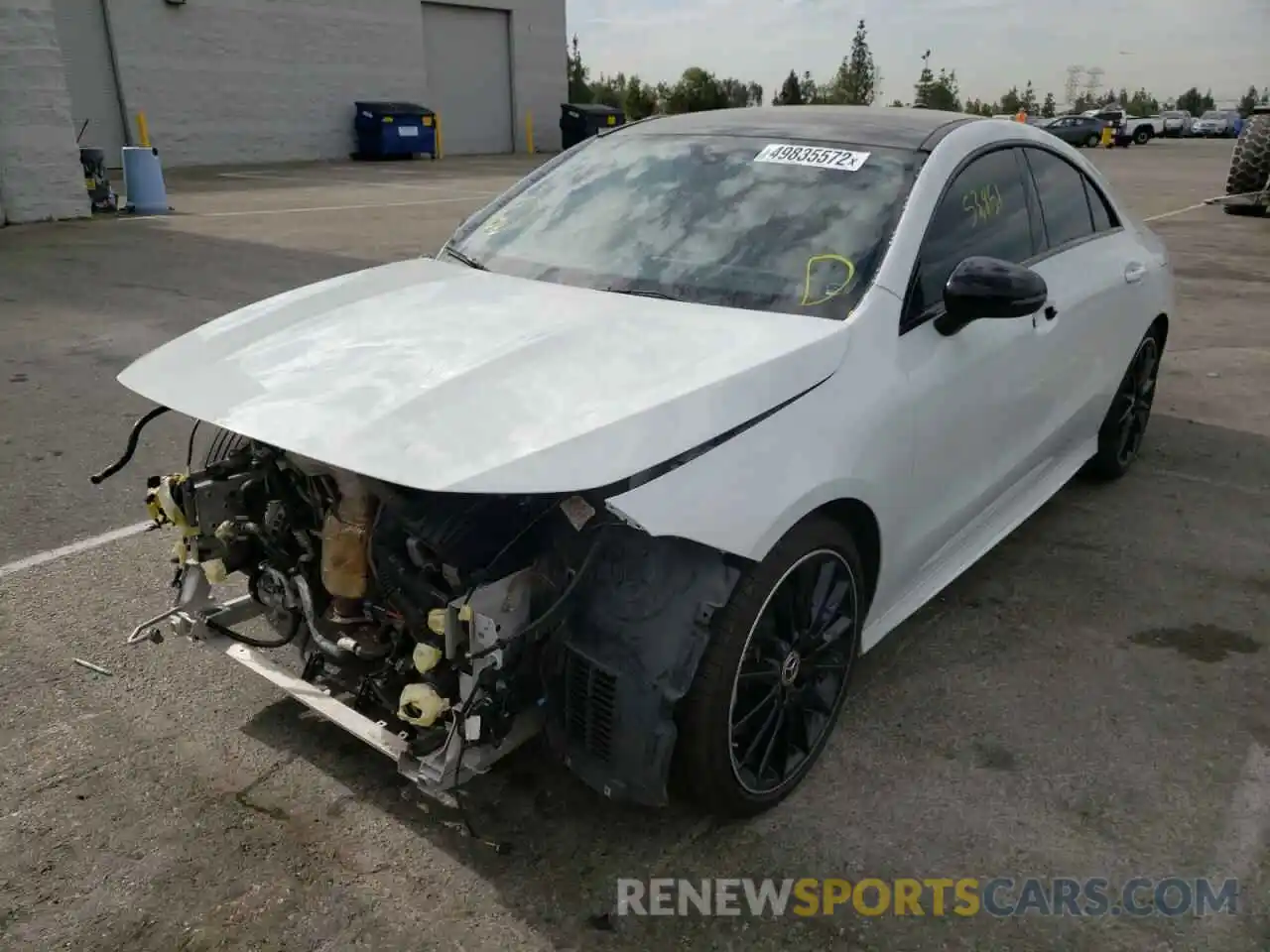 2 Photograph of a damaged car W1K5J4GB7LN090875 MERCEDES-BENZ CLA-CLASS 2020