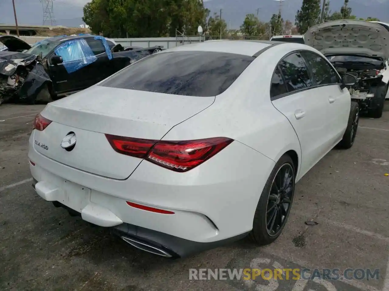 4 Photograph of a damaged car W1K5J4GB7LN090875 MERCEDES-BENZ CLA-CLASS 2020