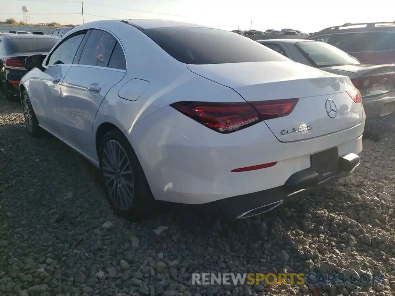 3 Photograph of a damaged car W1K5J4GB8LN080355 MERCEDES-BENZ CLA-CLASS 2020