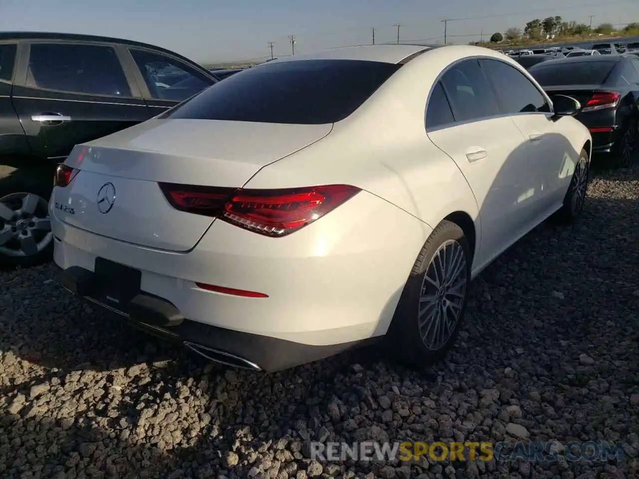 4 Photograph of a damaged car W1K5J4GB8LN080355 MERCEDES-BENZ CLA-CLASS 2020