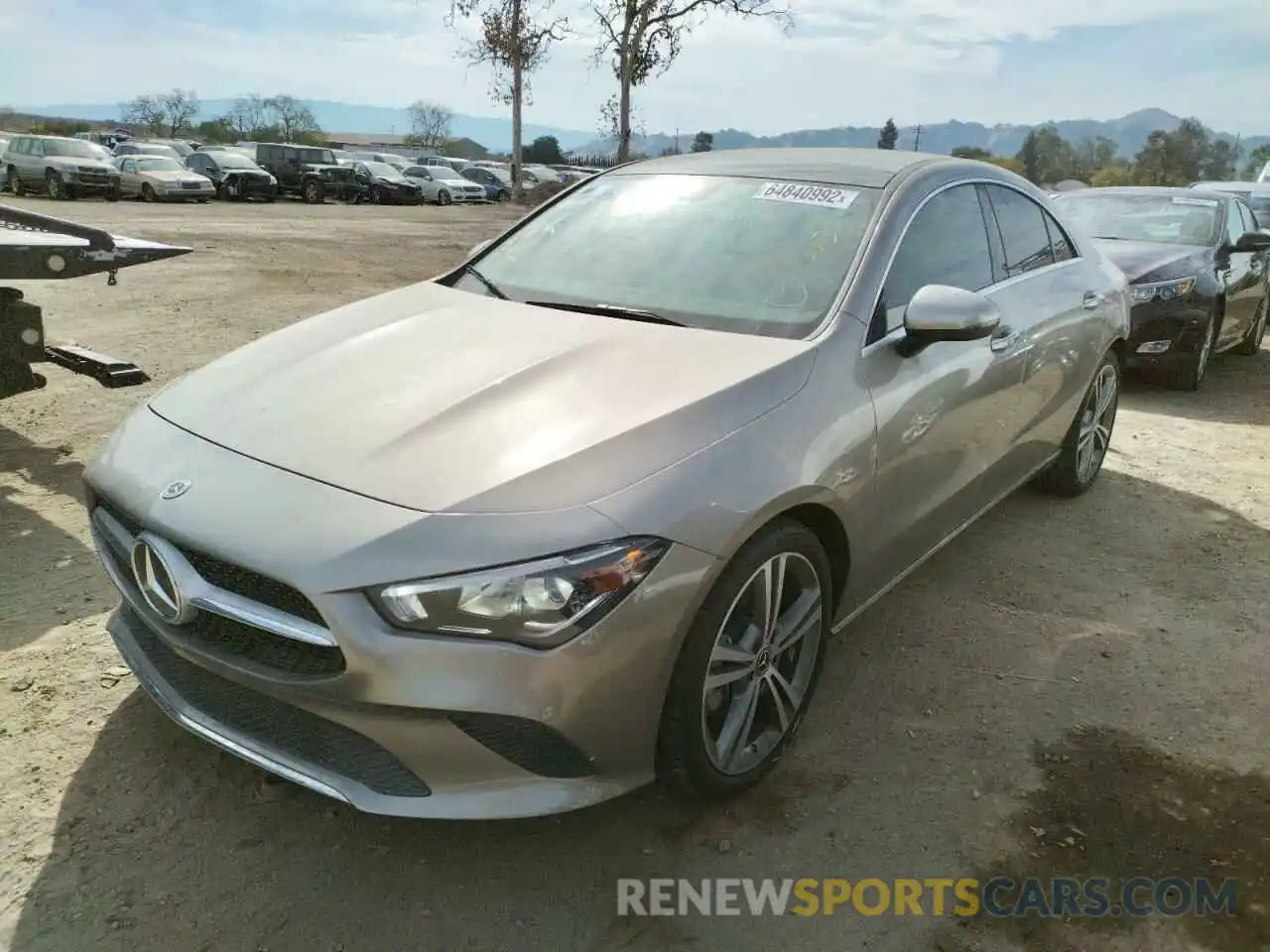 2 Photograph of a damaged car W1K5J4GB9LN090845 MERCEDES-BENZ CLA-CLASS 2020