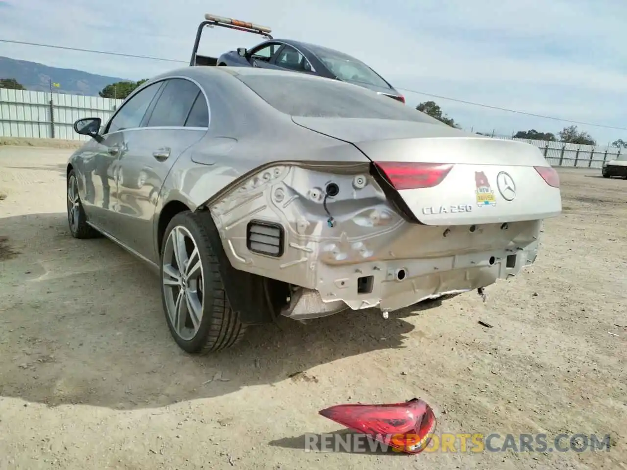 3 Photograph of a damaged car W1K5J4GB9LN090845 MERCEDES-BENZ CLA-CLASS 2020