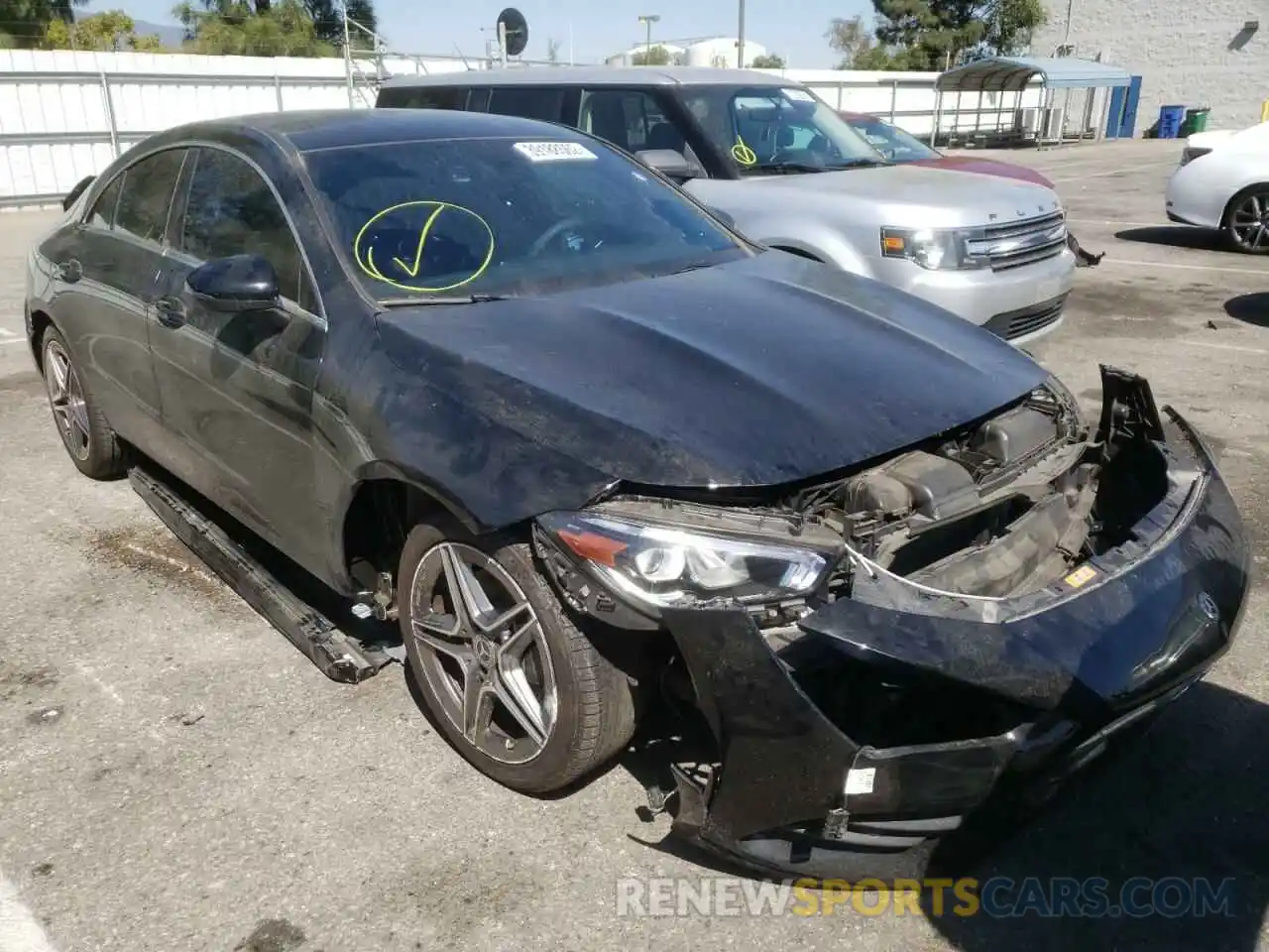 1 Photograph of a damaged car W1K5J4GBXLN099134 MERCEDES-BENZ CLA-CLASS 2020