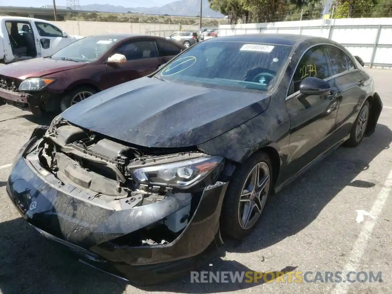 2 Photograph of a damaged car W1K5J4GBXLN099134 MERCEDES-BENZ CLA-CLASS 2020