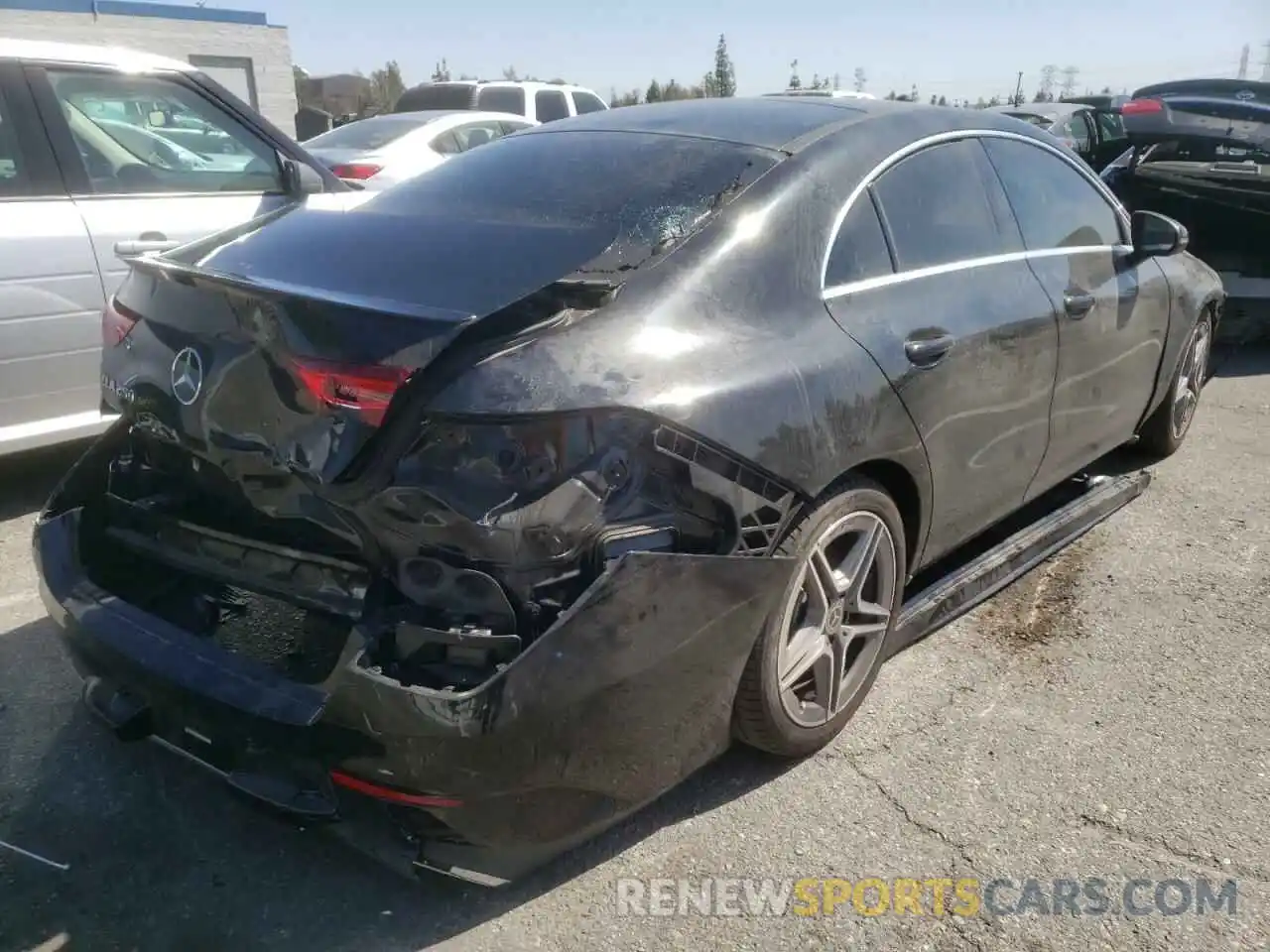 4 Photograph of a damaged car W1K5J4GBXLN099134 MERCEDES-BENZ CLA-CLASS 2020