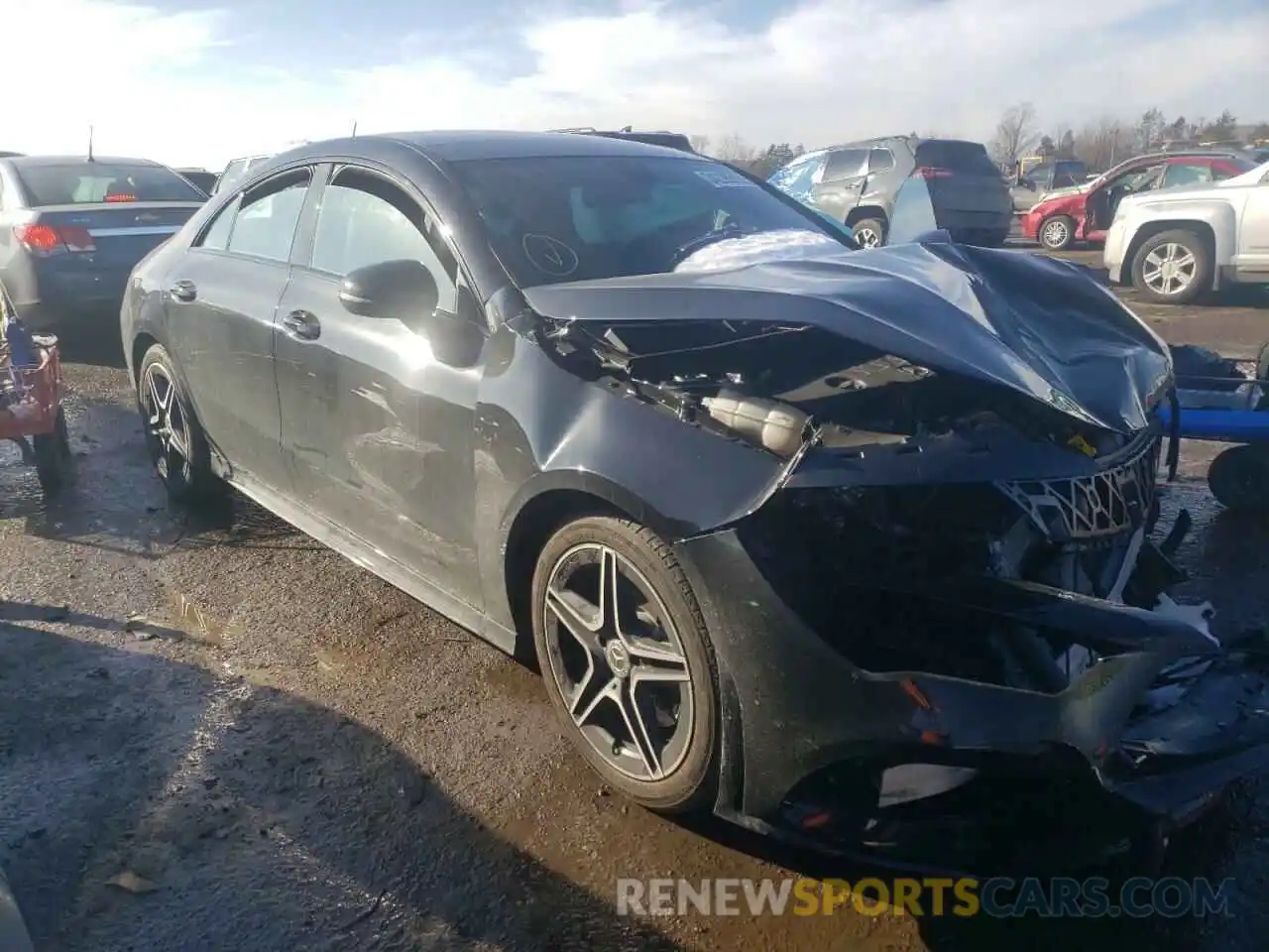 1 Photograph of a damaged car W1K5J4HB2LN123070 MERCEDES-BENZ CLA-CLASS 2020