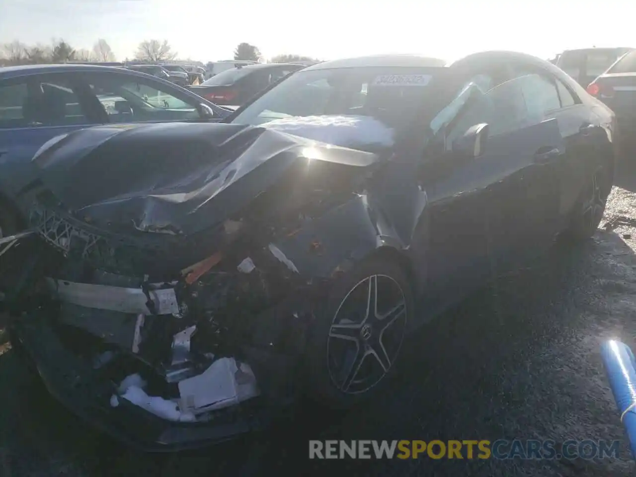 2 Photograph of a damaged car W1K5J4HB2LN123070 MERCEDES-BENZ CLA-CLASS 2020