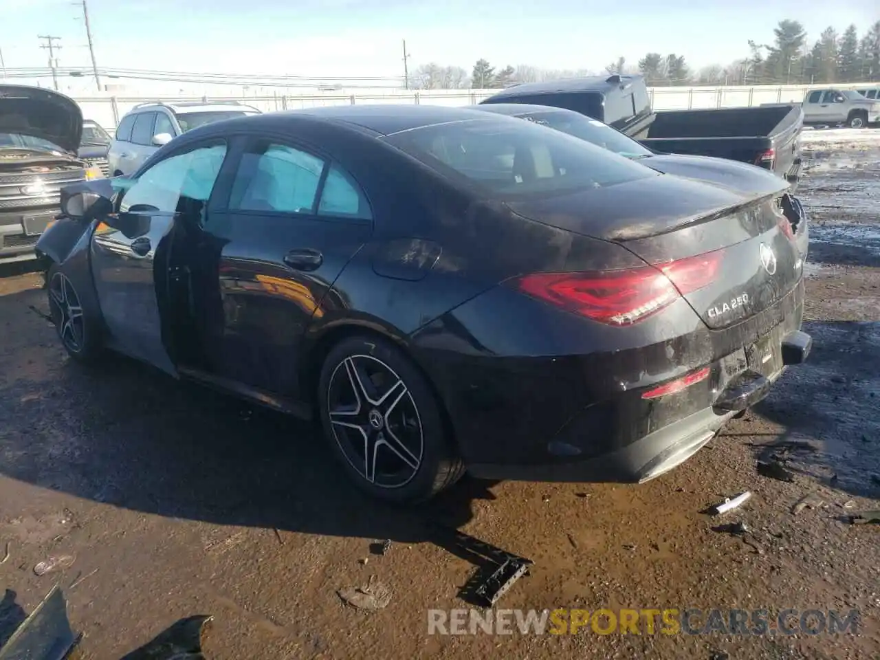 3 Photograph of a damaged car W1K5J4HB2LN123070 MERCEDES-BENZ CLA-CLASS 2020