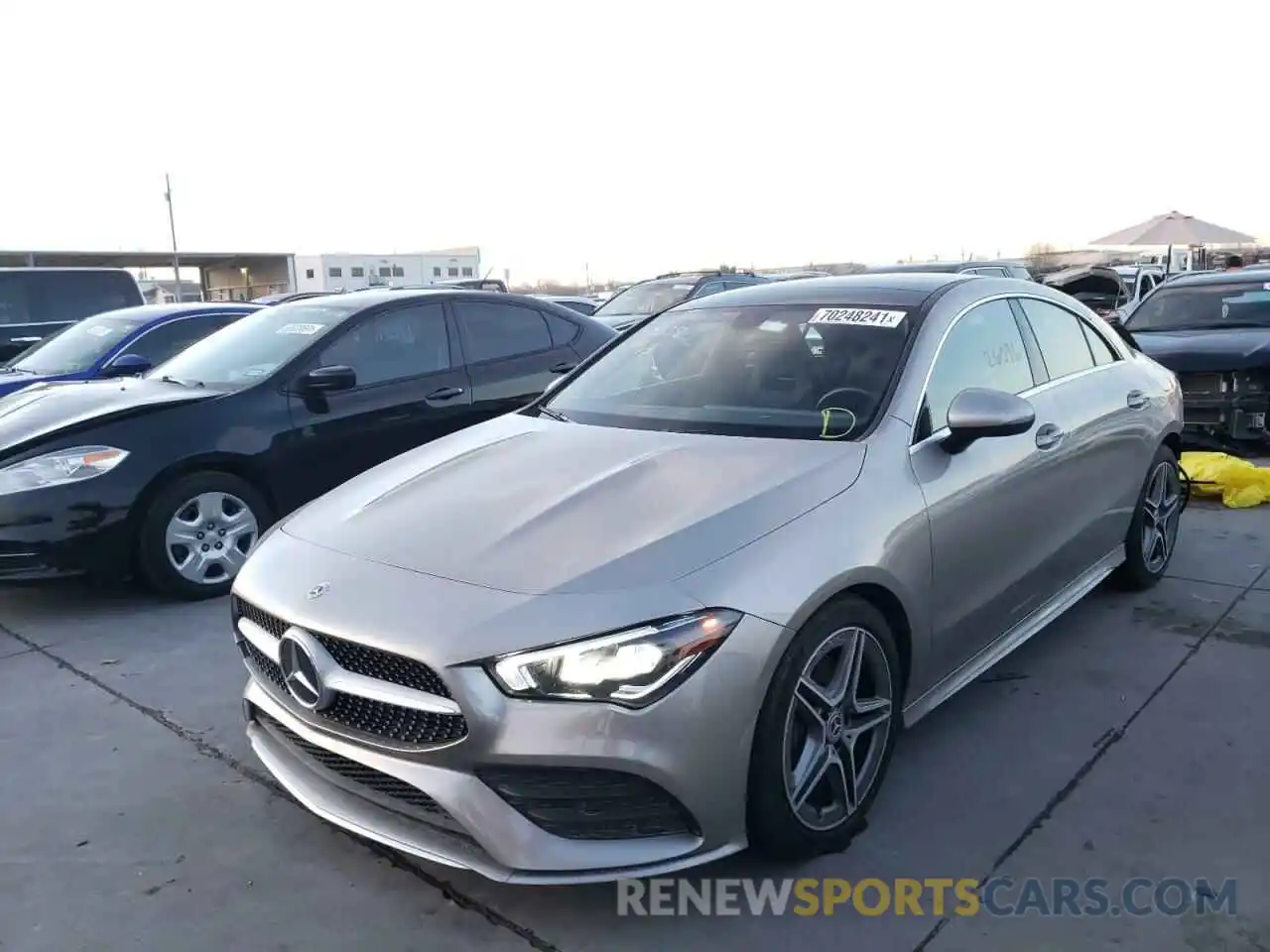 2 Photograph of a damaged car W1K5J4HB3LN082125 MERCEDES-BENZ CLA-CLASS 2020