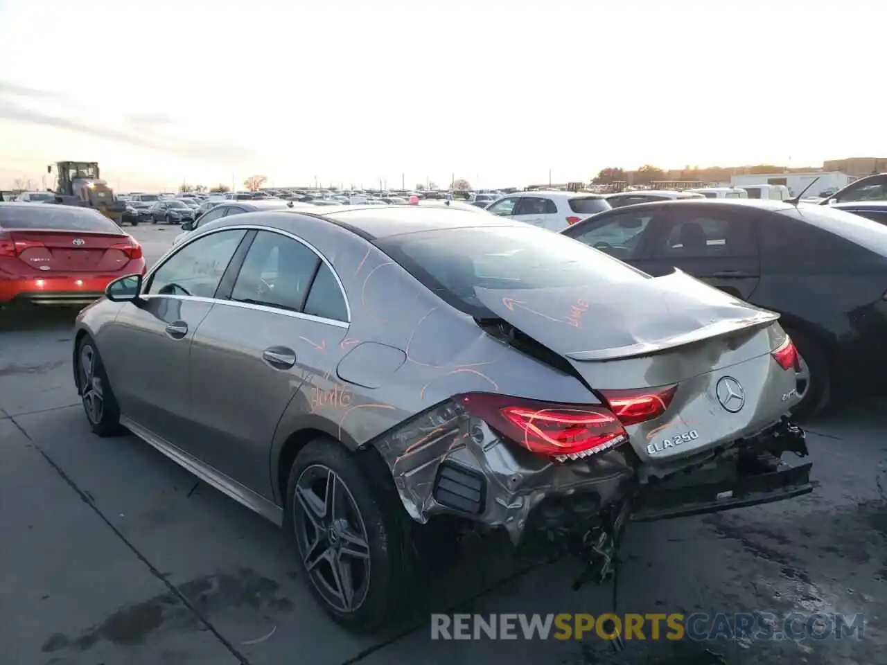 3 Photograph of a damaged car W1K5J4HB3LN082125 MERCEDES-BENZ CLA-CLASS 2020